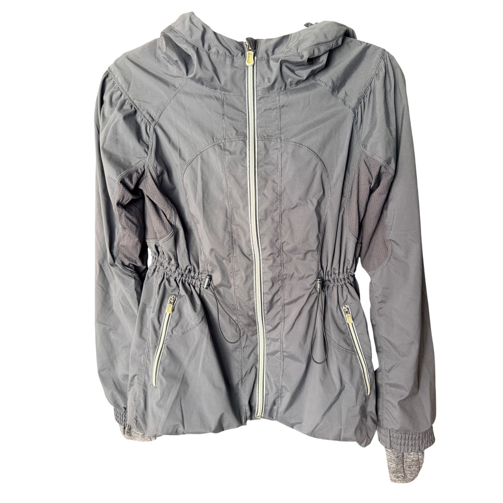 Lululemon Dance Studio Jacket III Hooded Grey Size 6